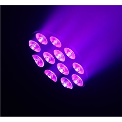 PROJECTOR POWER LIGHTING PAR SLIM LED 12X6W QUAD RGBW - POWER LIGHTING