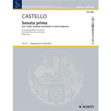 LIVRO FLAUTA SONATA PRIMA CASTELLO - DIVERSOS