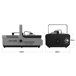 MAQUINA DE FUMO AUDIBAX 1500 DMX 1500W #6 - 1000159001
