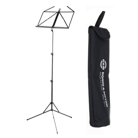 ESTANTE MUSICA KONIG & MEYER 10100/55 PRETA C/SACO - 938708332