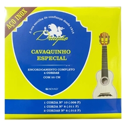 JOGO CORDAS CAVAQUINHO DRAGAO - INOX - DRAGÃO