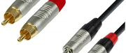 CABO ADAM HALL K4TPC0150 2 JACK 6.3 M M - 2RCA M 1.5MT - ADAM HALL